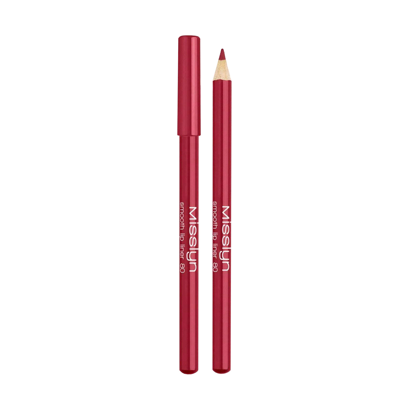 Олівець для губ Misslyn Smooth Lip Liner 80, 0.78 г